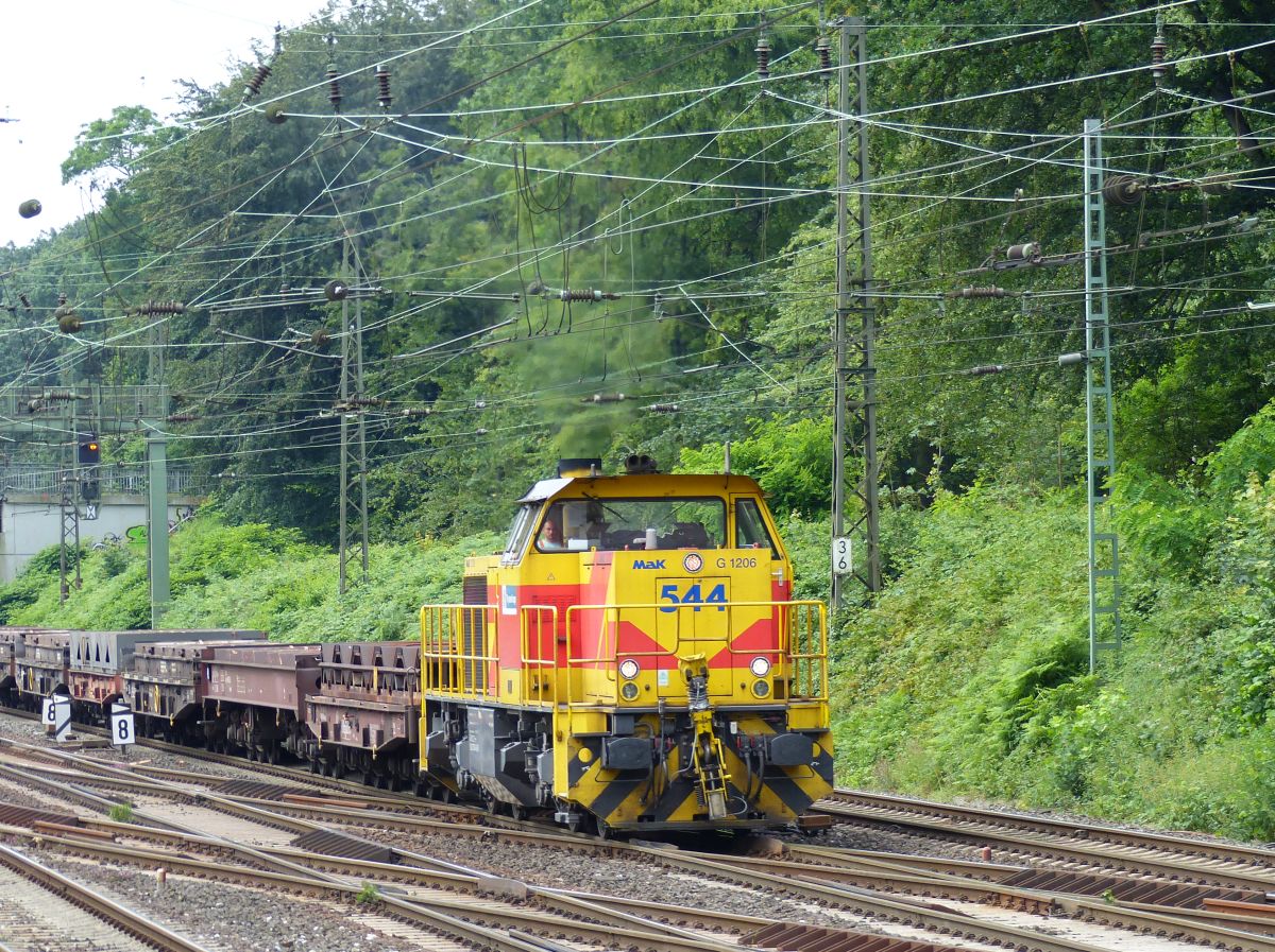 EH (Eisenbahn und H�fen GmbH) Diesellok 544 Abzweig Lotharstrasse, Forsthausweg, Duisburg 08-07-2016.

EH (Eisenbahn und H�fen GmbH) dieselloc 544 Abzweig Lotharstrasse, Forsthausweg, Duisburg 08-07-2016.