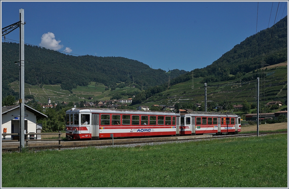 Ein AOMC Regionalzug bei Villy.
26. Aug. 2016