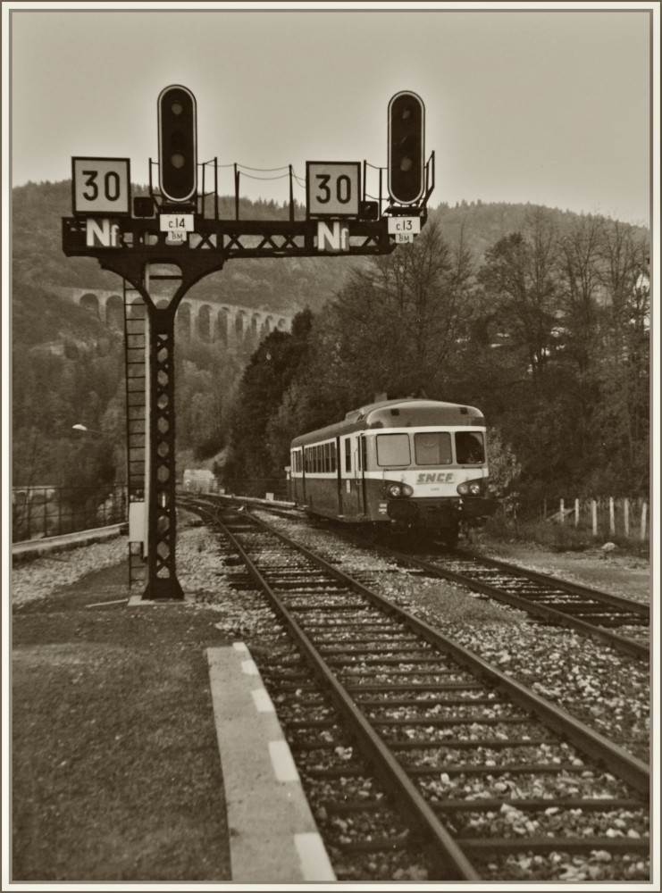 Ein X 2800 in Morez.
Oktober 1985