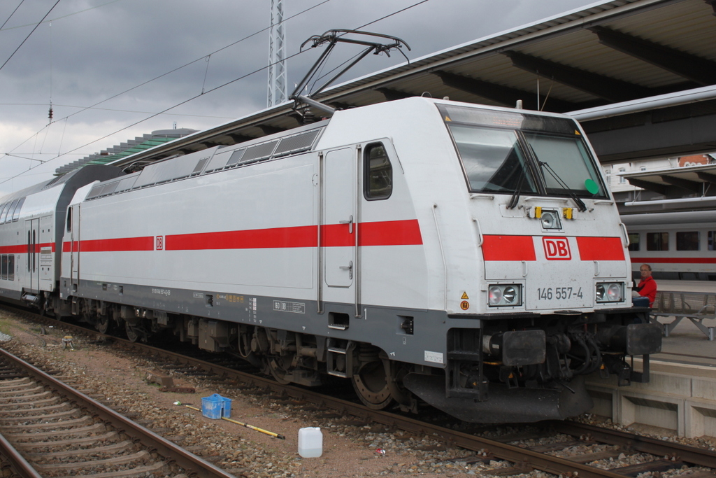 Eine Premiere fr den Fotografen gab es am 19.08.2017 als IC 2388 von Leipzig Hbfd nach Warnemnde in Rostock ankam.