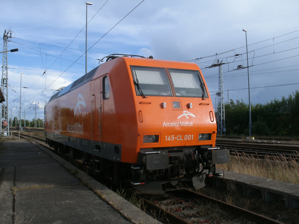 EKO-Trans 145-CL001 trifft man nicht immer in Mukran.Am 13.August 2013 hatte ich zum Gl�ck meine Kamera dabei.