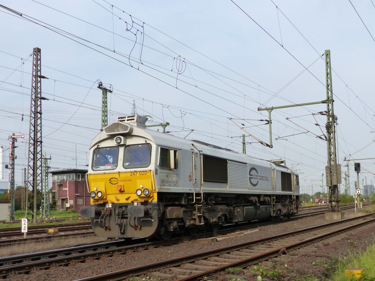 Euro Cargo Rail Diesellok 247 020-1 G�terbahnhof Oberhausen West 22-09-2016.


Euro Cargo Rail dieselloc 247 020-1 goederenstation Oberhausen West 22-09-2016.
