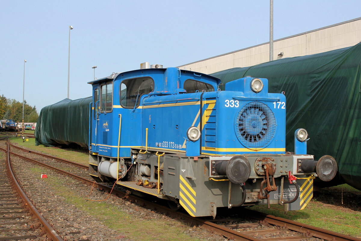 EVB 333 172-5 am 30.09.2023 in Bremervörde.