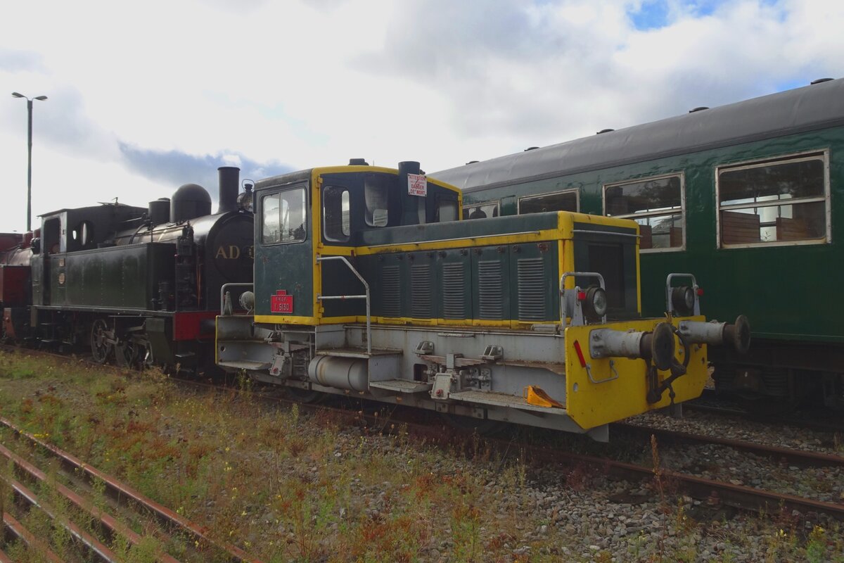 Ex-SNCF Y 5130 steht am 22 September 2023 in Mariembourg als Teil der Sammlung von CFV3V.