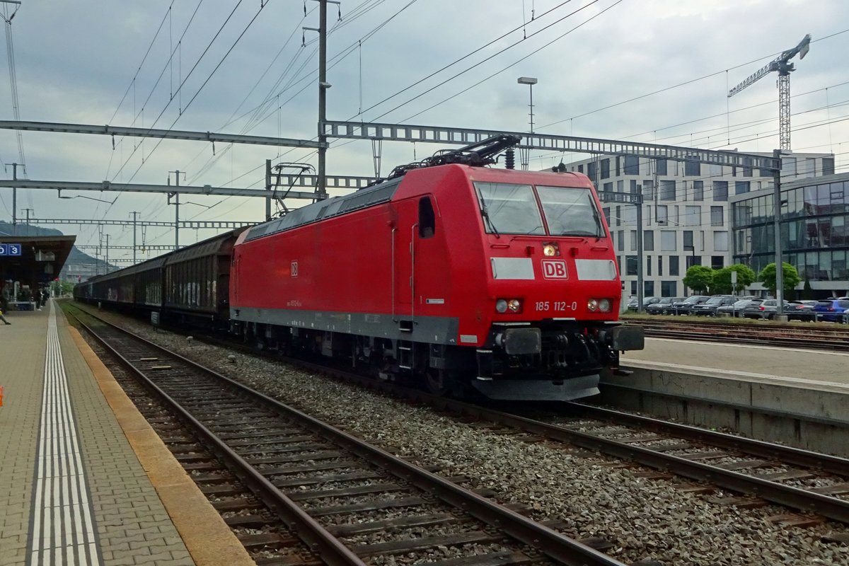 Gastspiel für DB 185 112 durch Brugg AG am 25 Mai 2019. 