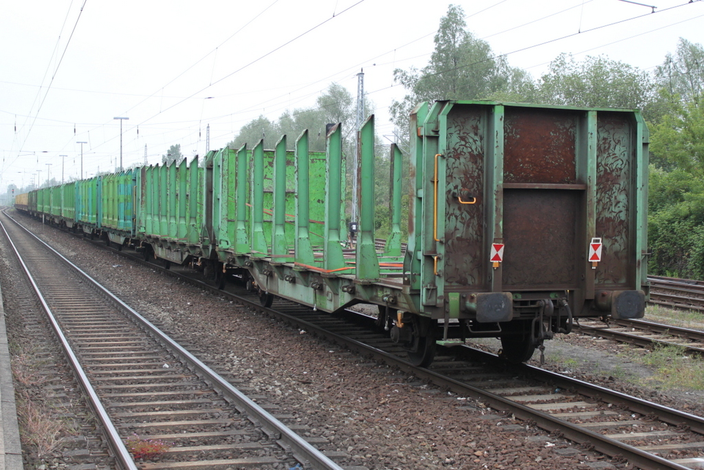 G�terwagen Laans der Firma VTG France SAS Paris abgestellt im Hp Rostock-Bramow.29.05.2016