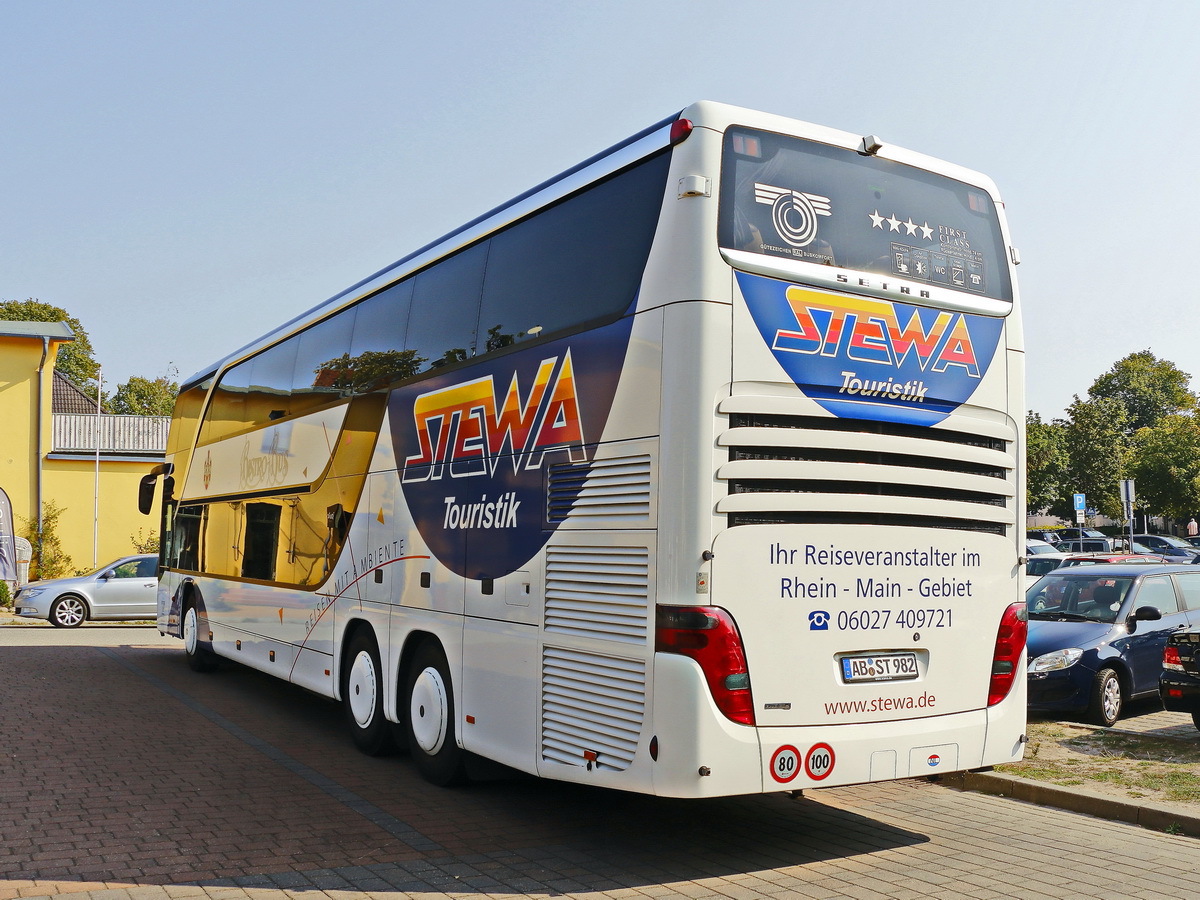 Heckpartie des S 431DT von Stewa aus Kleinosthum am 31. August 2019 in Basin auf der Insel Usedom.