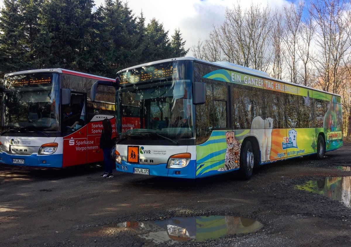 Hier zwei schne Setra Busse aus RDG
175 und 172