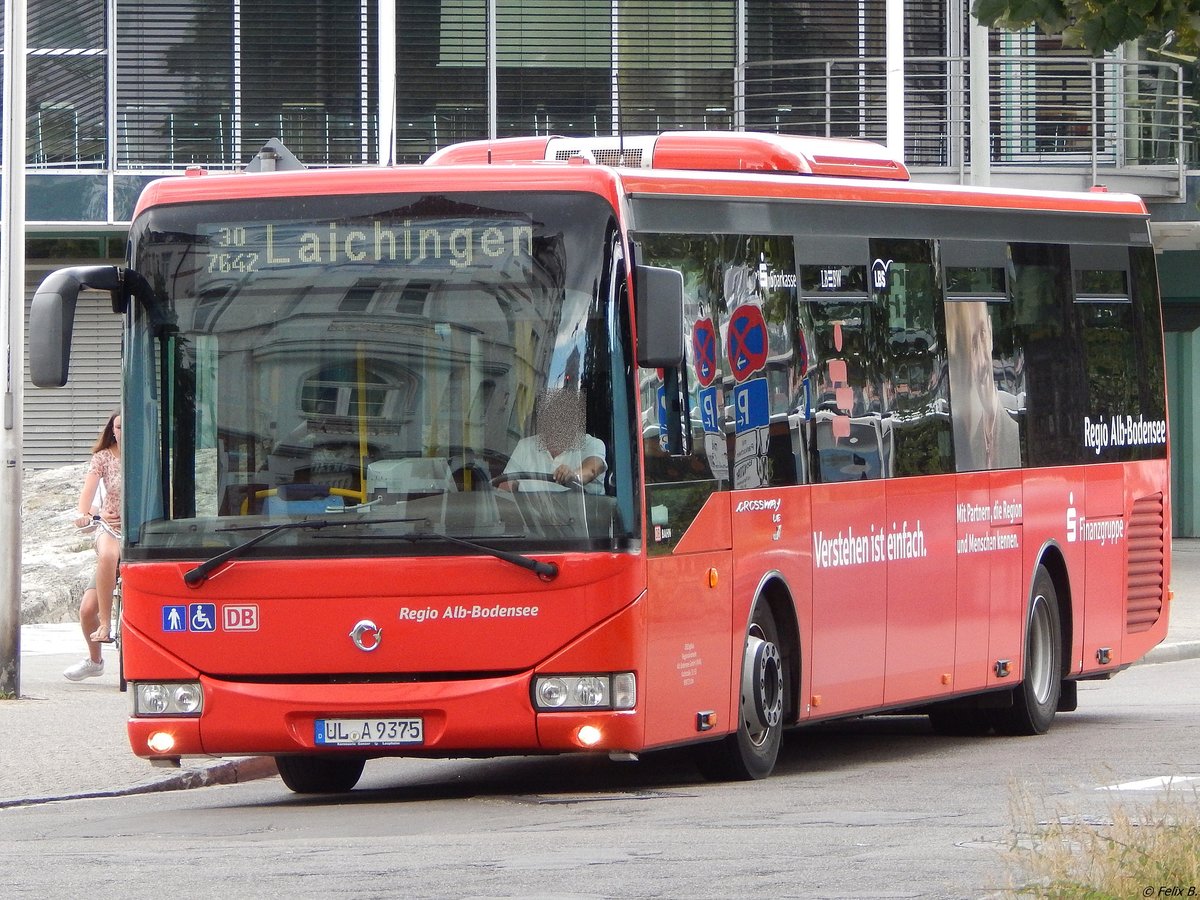 Irisbus Crossway von ZugBus Regionalverkehr Alb-Bodensee in Ulm.