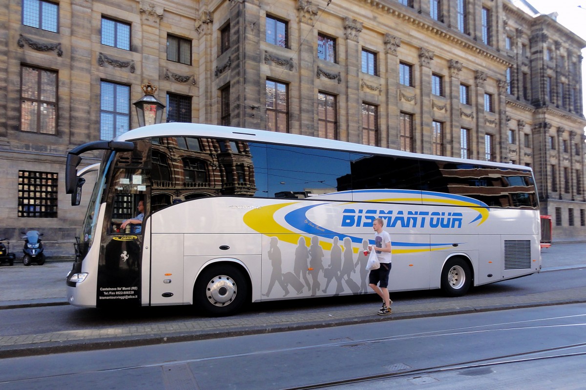 Irisbus Domino im Juli 2014 in Amsterdam gesehen.