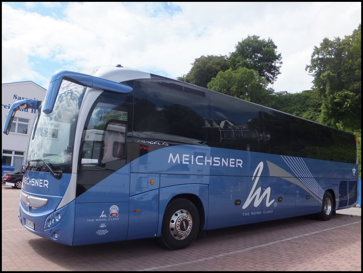 Irisbus Magelys Pro von Meichsner aus Deutschland im Stadthafen Sassnitz.