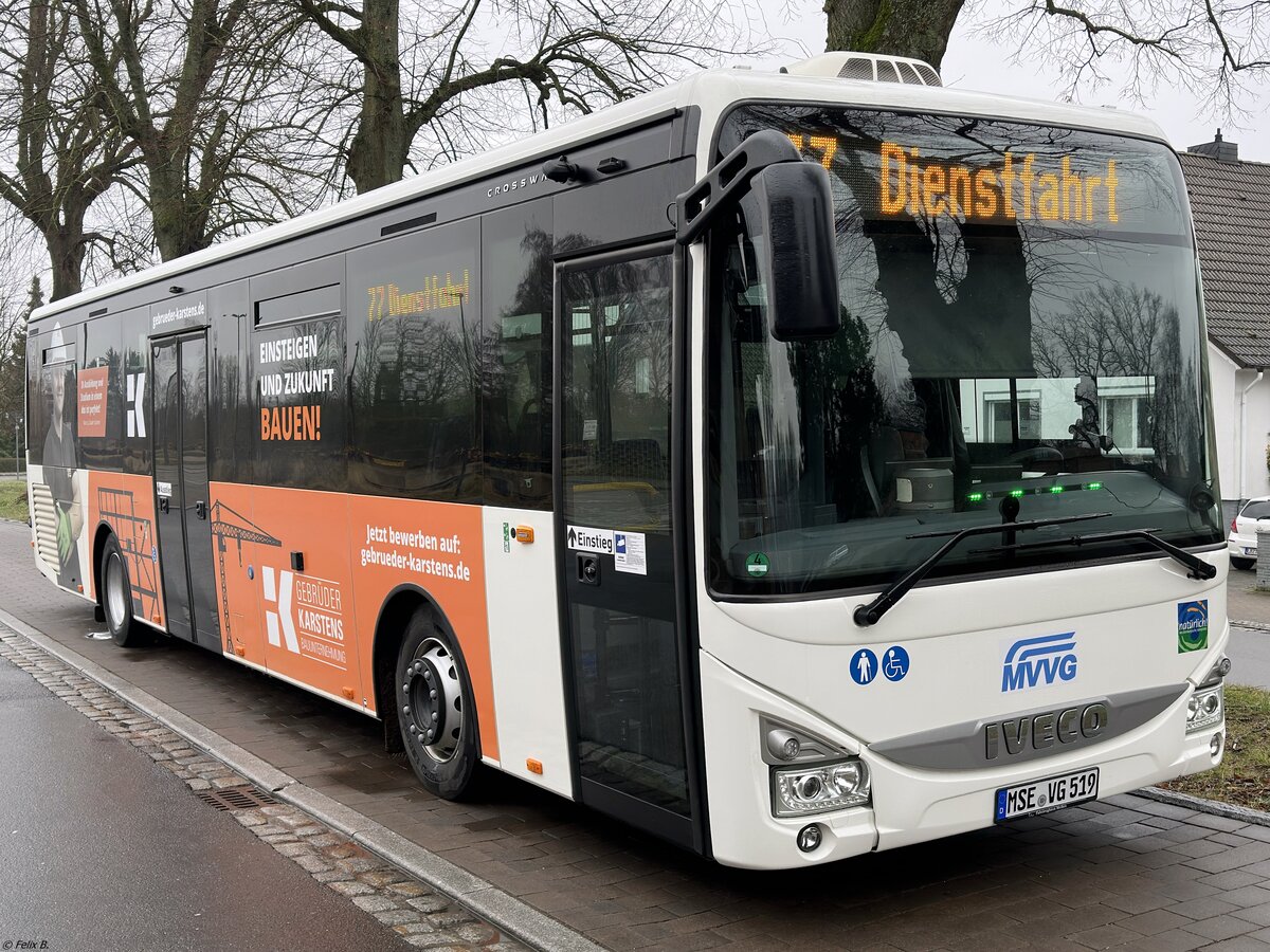 Iveco Crossway der MVVG in Plau am See.