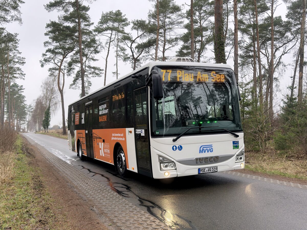 Iveco Crossway der MVVG in Plau am See.