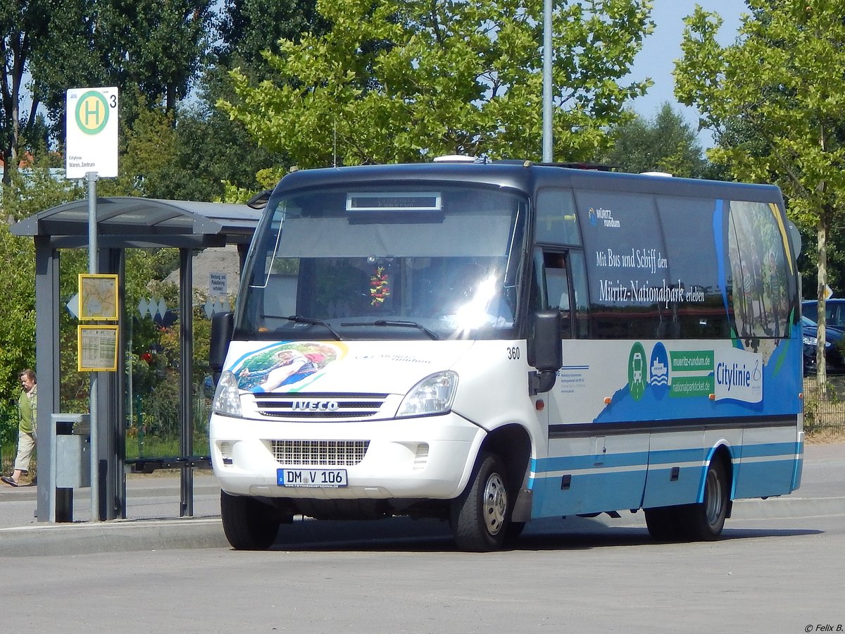 Iveco Daily mit TS-Aufbau der MVVG in Waren.