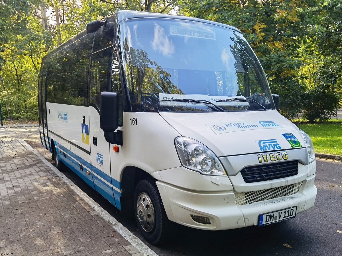 Iveco Daily mit TS-Aufbau der MVVG in Waren.