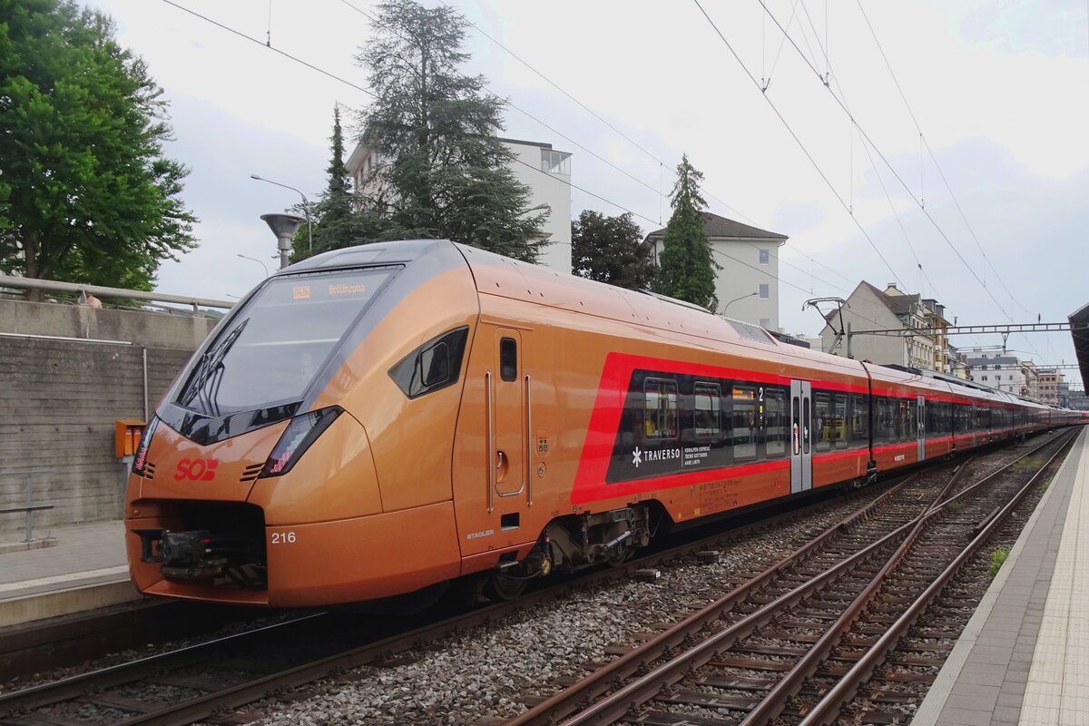 Kupferflirt SOB 216 steht am 20 Mai 2022 in Olten.