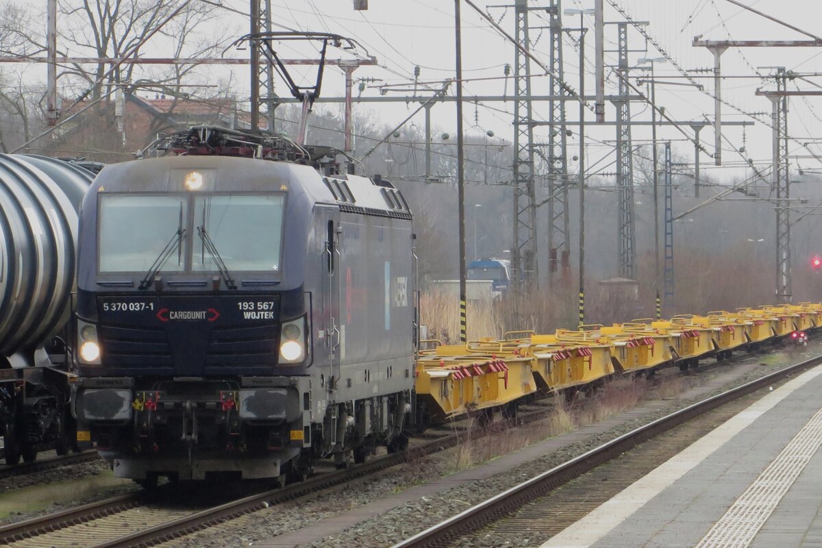 Leider knnte am 20 Februar 2023 in Bad Bentheim nr ein Notschss auf CargoUnit/Bahnoperator 193 567 gemacht werden.