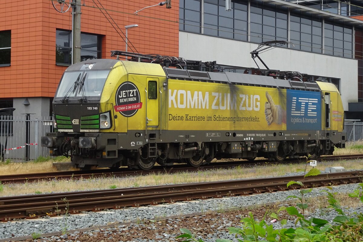 LTE 193 740 'KOMMT ZUR ZUG' steht am 22 Juni 2023 in Oss. 