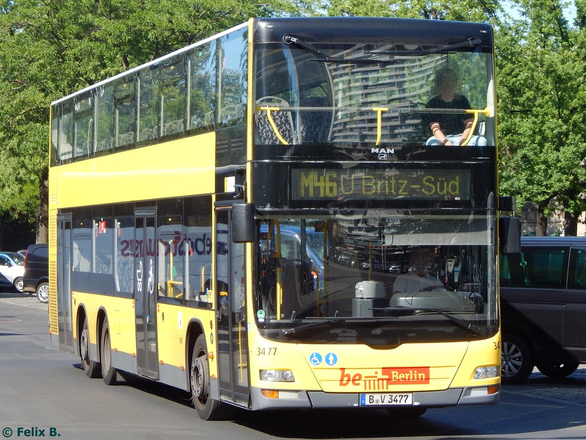 MAN Lion's City DD der BVG in Berlin. 