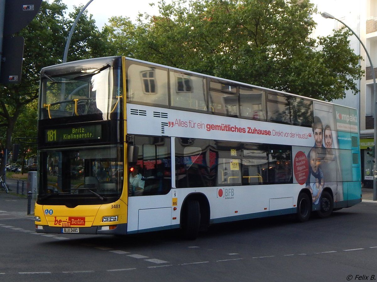 MAN Lion's City DD der BVG in Berlin.