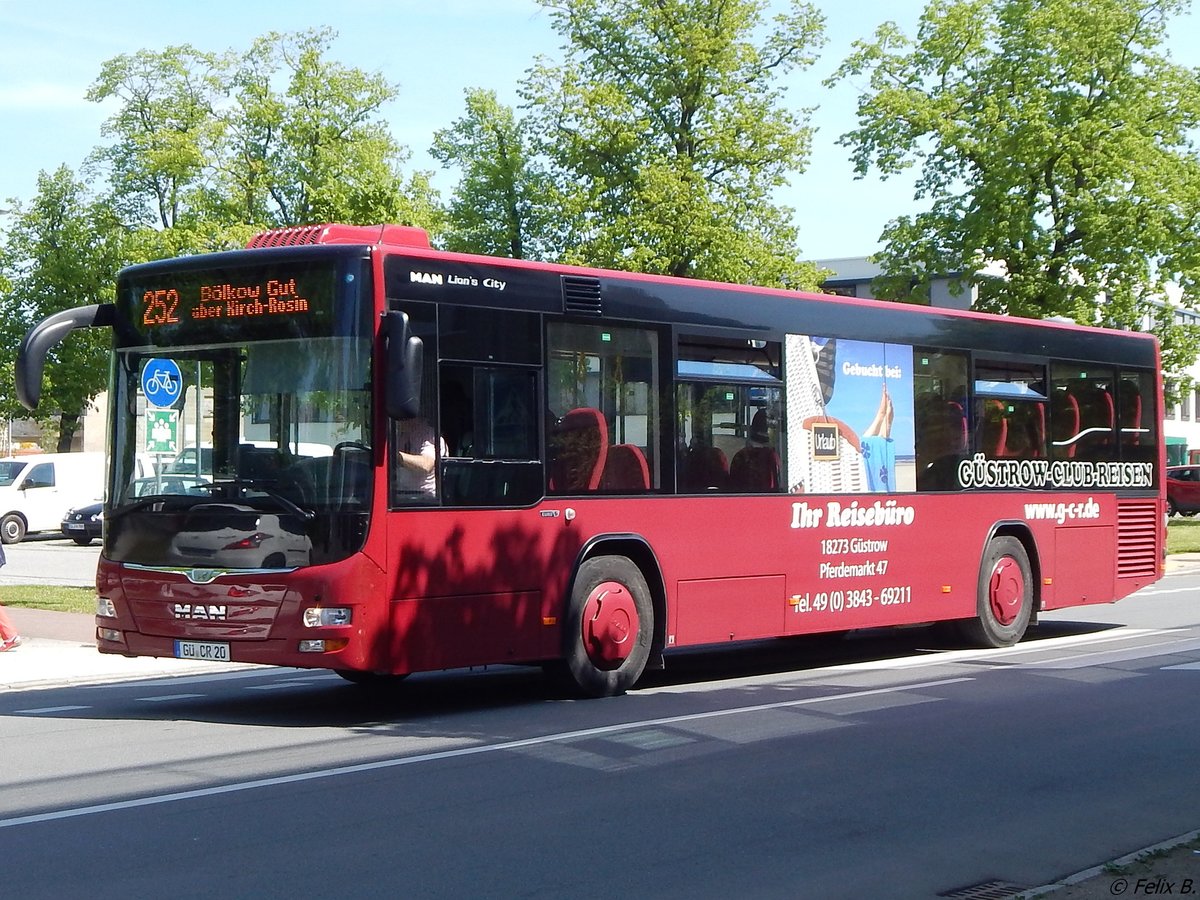 MAN Lion's City von Güstrow-Club-Reisen aus Deutschland in Güstrow. 