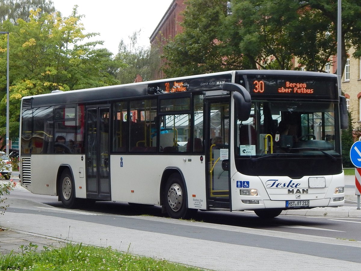 MAN Lion's City LE Ü vom Reisedienst Teske aus Deutschland in Sassnitz.