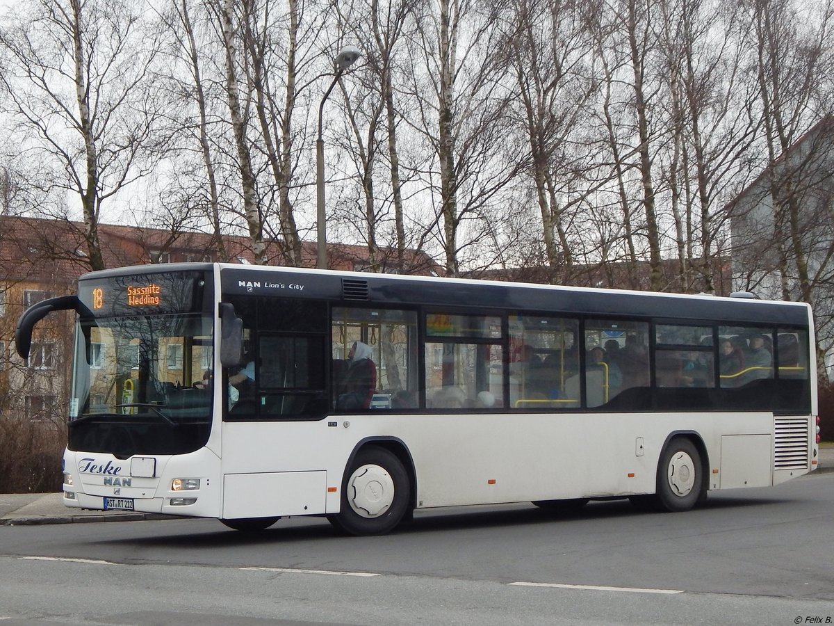 MAN Lion's City LE Ü vom Reisedienst Teske aus Deutschland in Sassnitz.