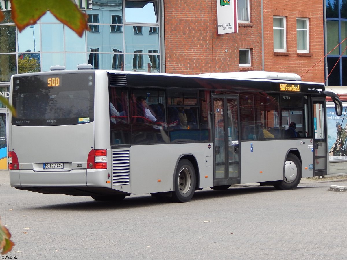 MAN Lion's City LE Ü der MVVG in Neubrandenburg.