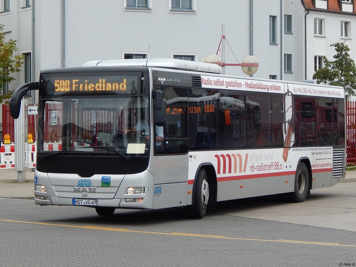 MAN Lion's City LE Ü der MVVG in Neubrandenburg.