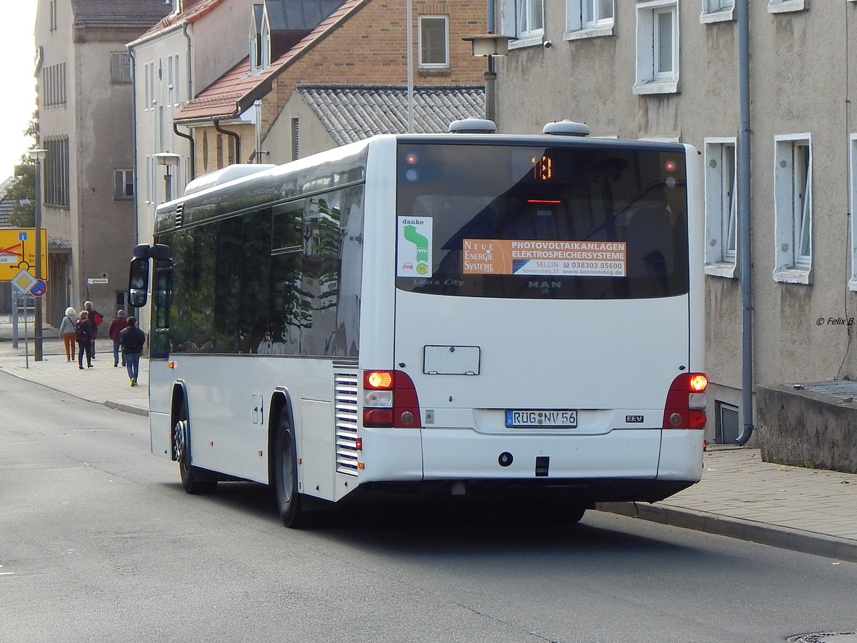 MAN Lion's City LE Ü der VVR in Sassnitz.