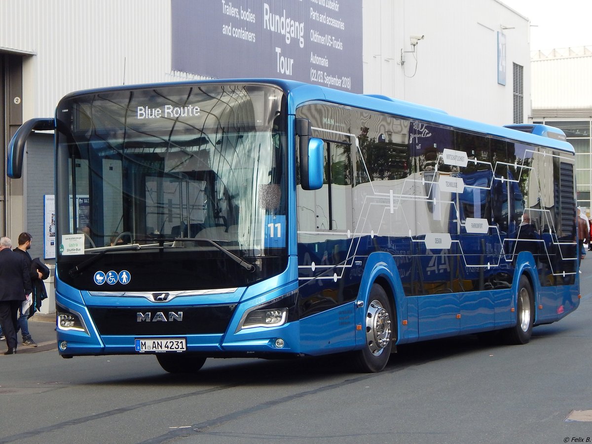 MAN Lion's City Vorführwagen in Hannover auf der IAA.