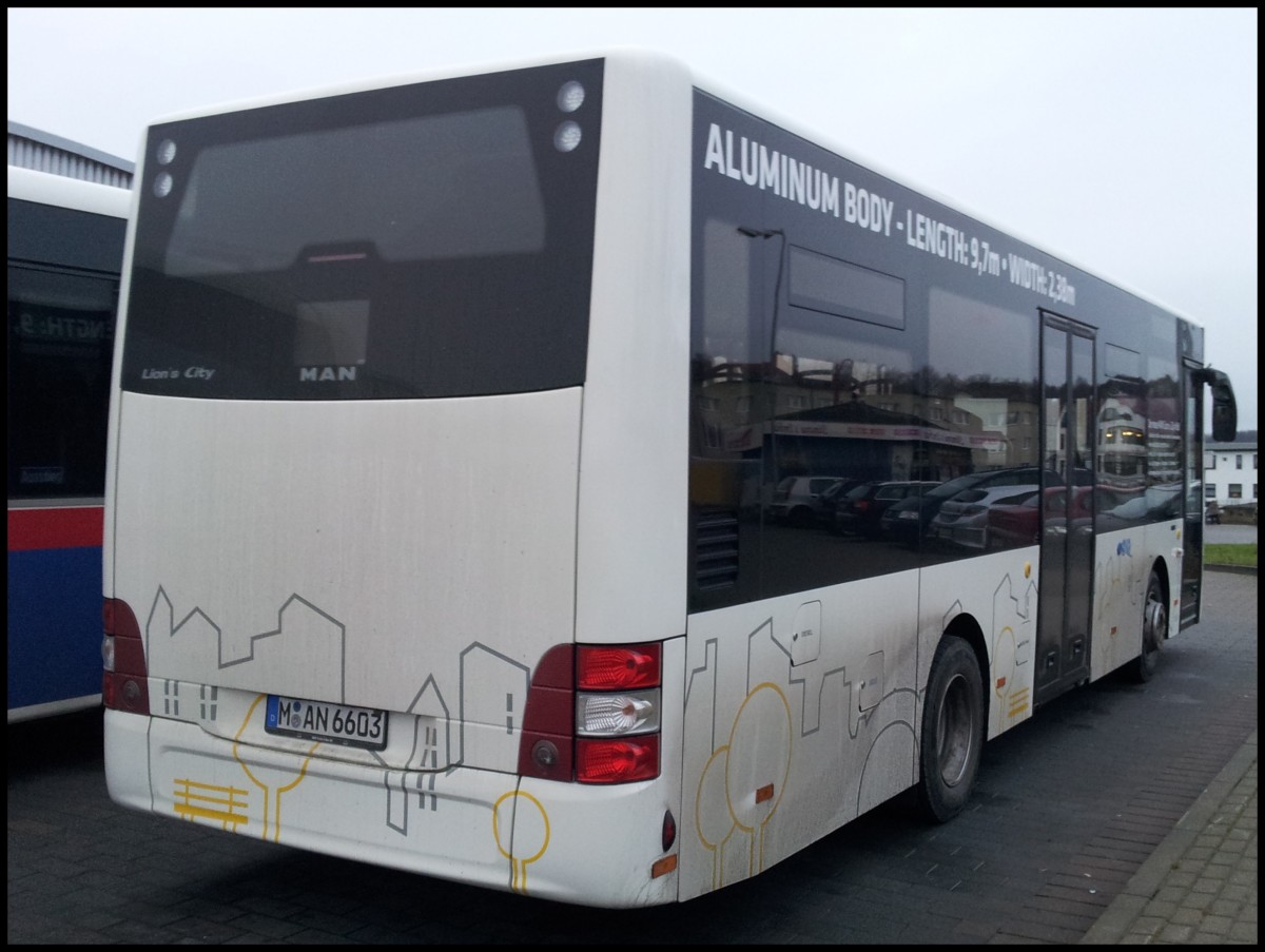 MAN Lion's City/Caetano Vorf�hrwagen in Bergen.