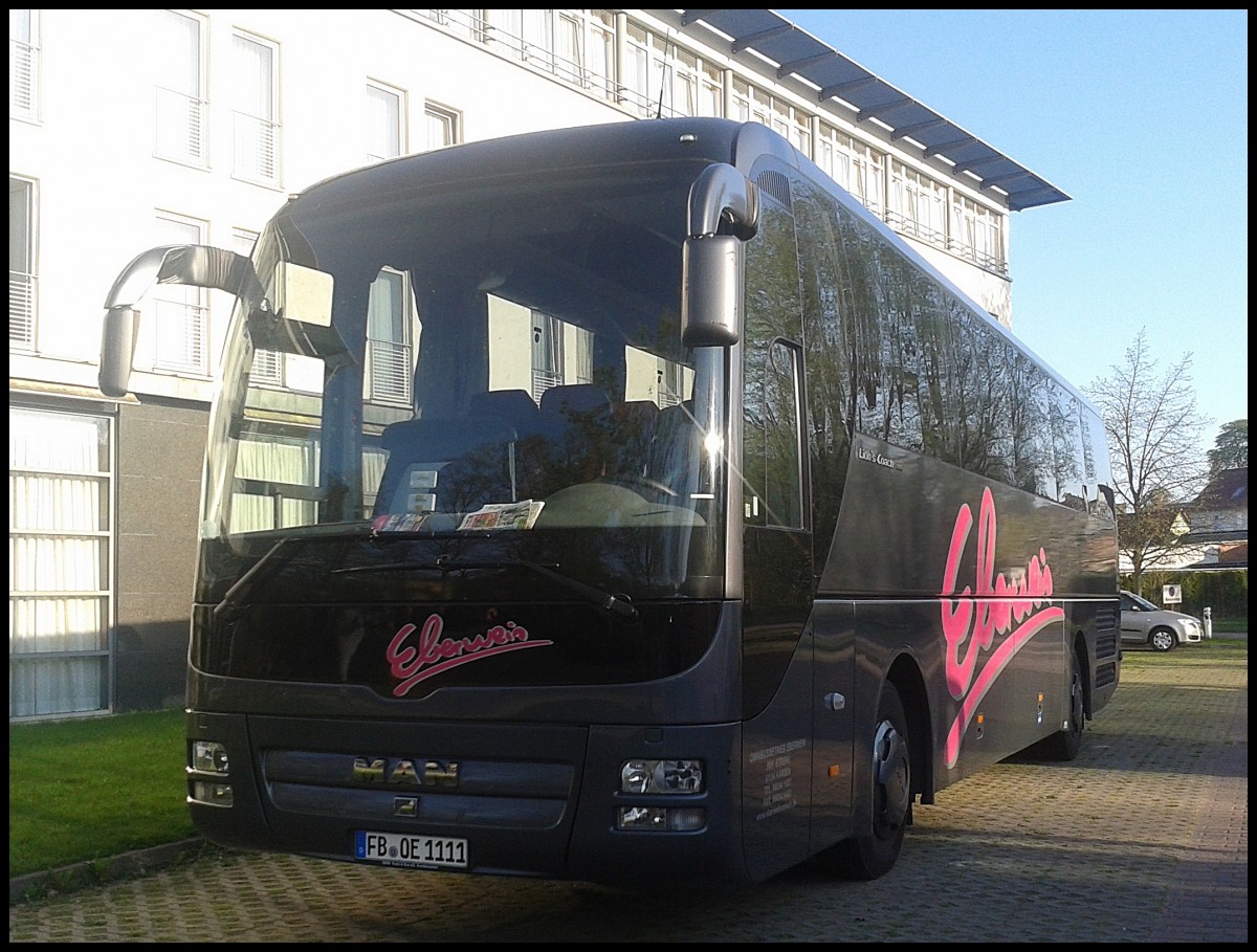 MAN Lion's Coach von Eberwein aus Deutschland in Bergen.