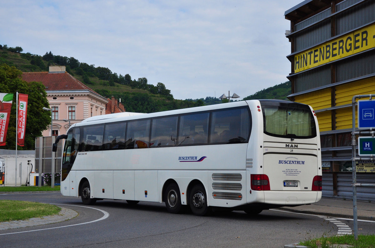 MAN Lions Coach von Ing. Petr Volf aus der CZ in Krems gesehen.