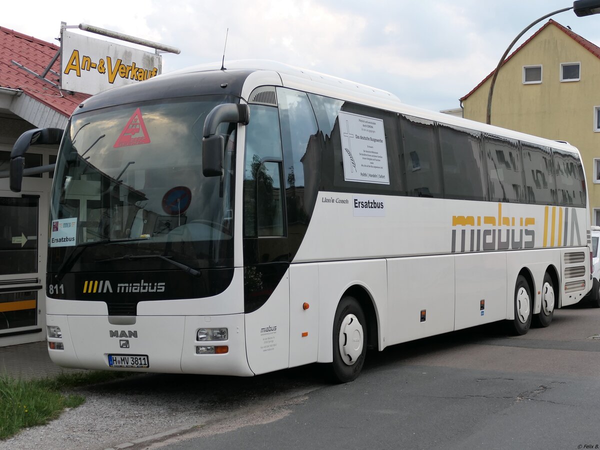 MAN Lion's Coach von Miabus aus Deutschland in Sassnitz.