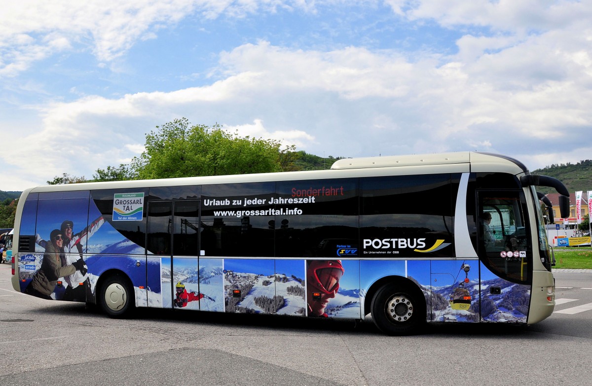 MAN Lions Regio von der ÖBB/Postbus am 31.5.2014 in Krems unterwegs.