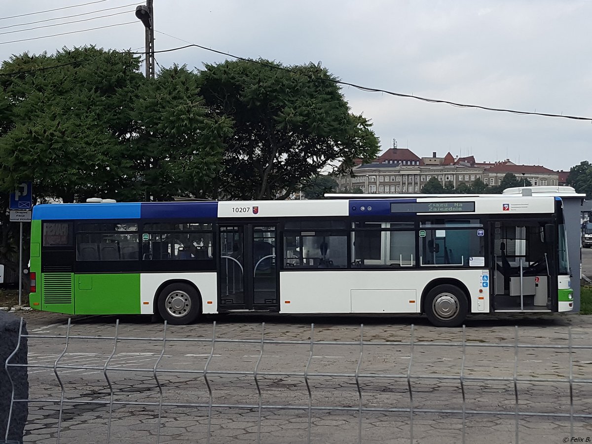 MAN Niederflurbus 2. Generation von PKS Szczecin aus Polen in Stettin.