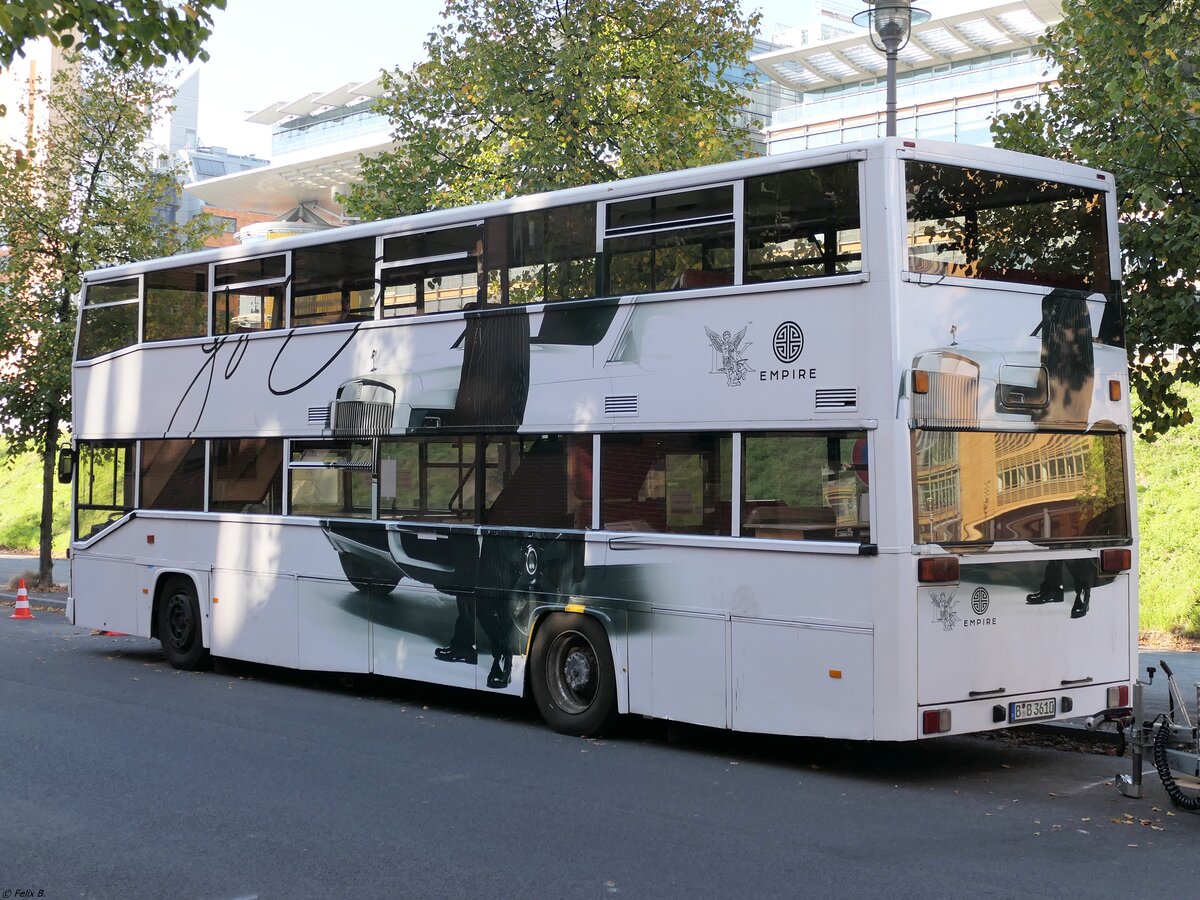 MAN SD 202 von Filmbus Berlin GmbH & Co. KG aus Deutschland in Berlin.