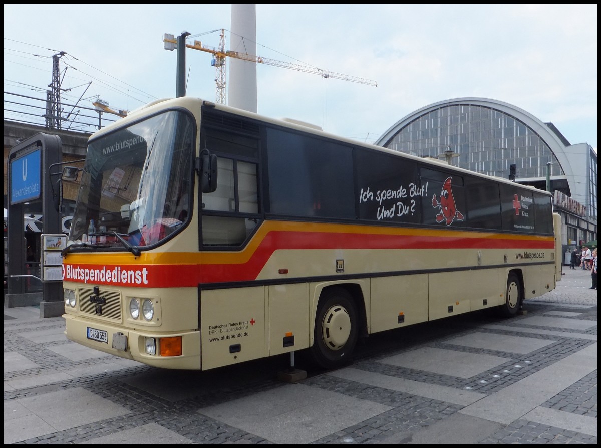 MAN L 272 als Blutspendebus Berlin in Berlin.