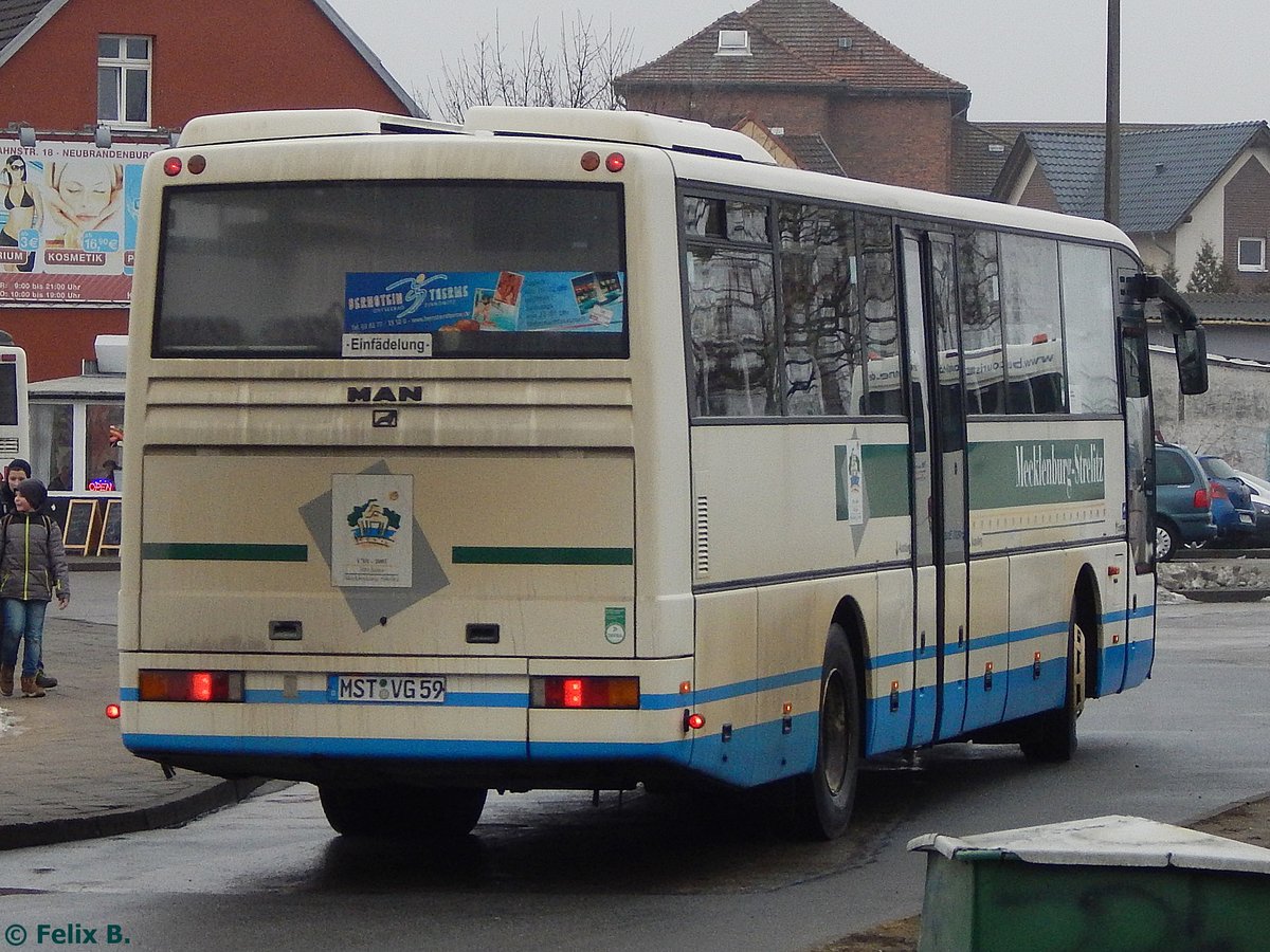 MAN ÜL 313 der MVVG in Neubrandenburg.