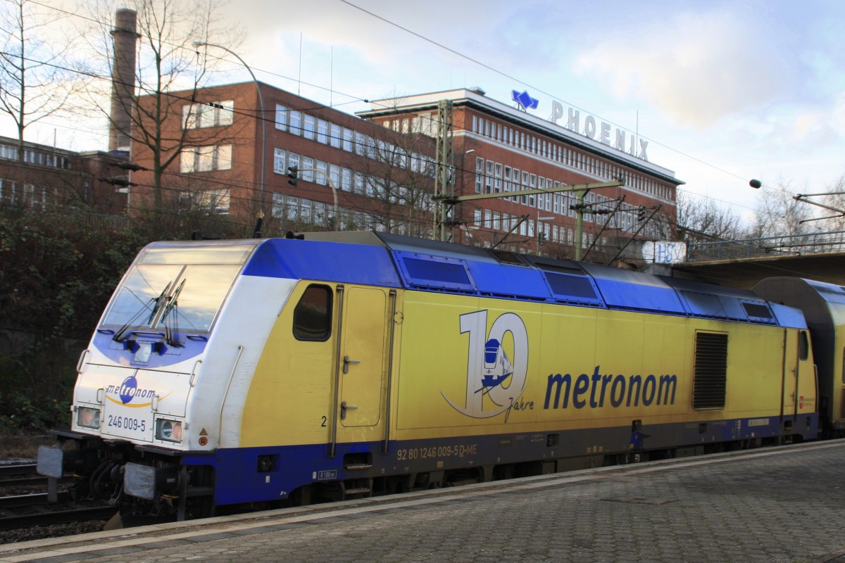 ME 246 009 im Portrait
Hamburg-Harburg am 29.12.2014