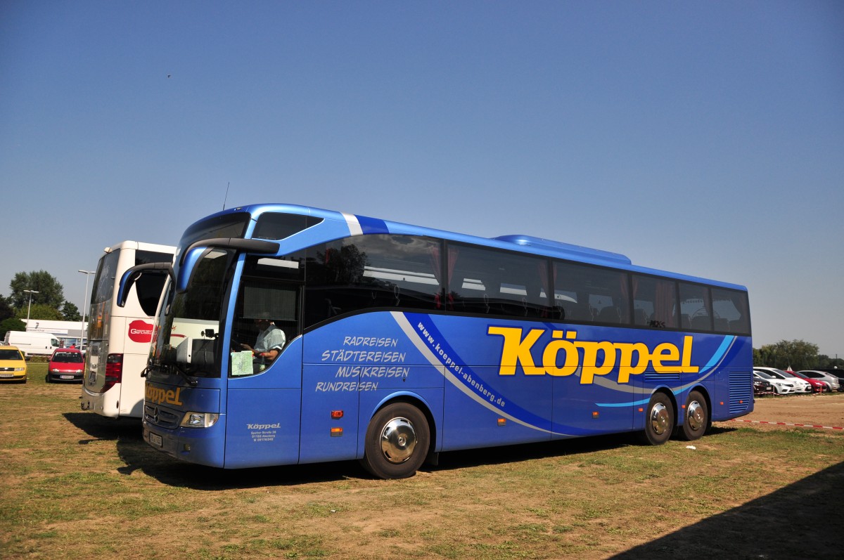 Mercedes Benz Tourismo von Kppel Reisen aus Deutschland am 19.7.2014 in Krems.