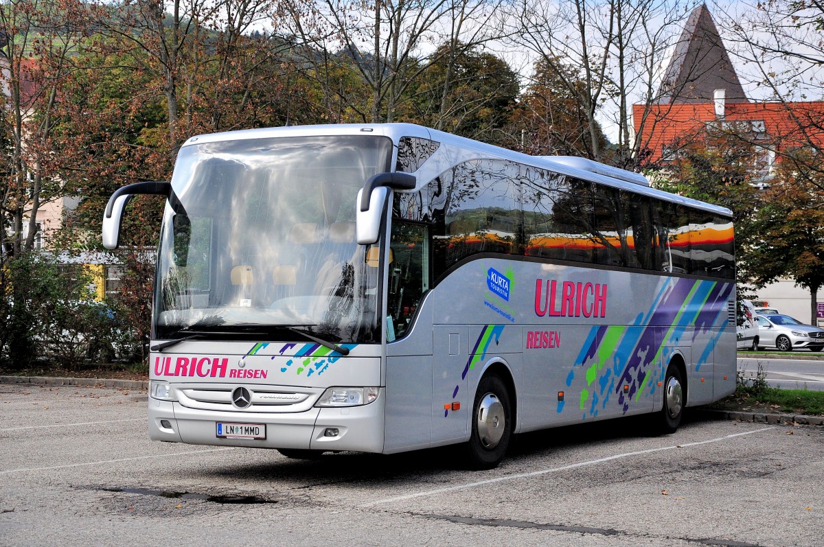 Mercedes Benz Tourismo von Ulrich Reisen aus �sterreich am 2.10.2014 in Krems.