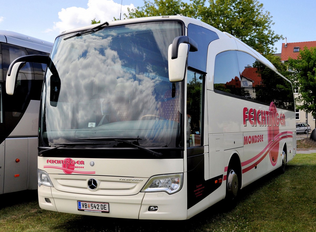 MERCEDES BENZ Travego von Feichtinger Reisen / sterreich am 12.7.2013 in Krems.