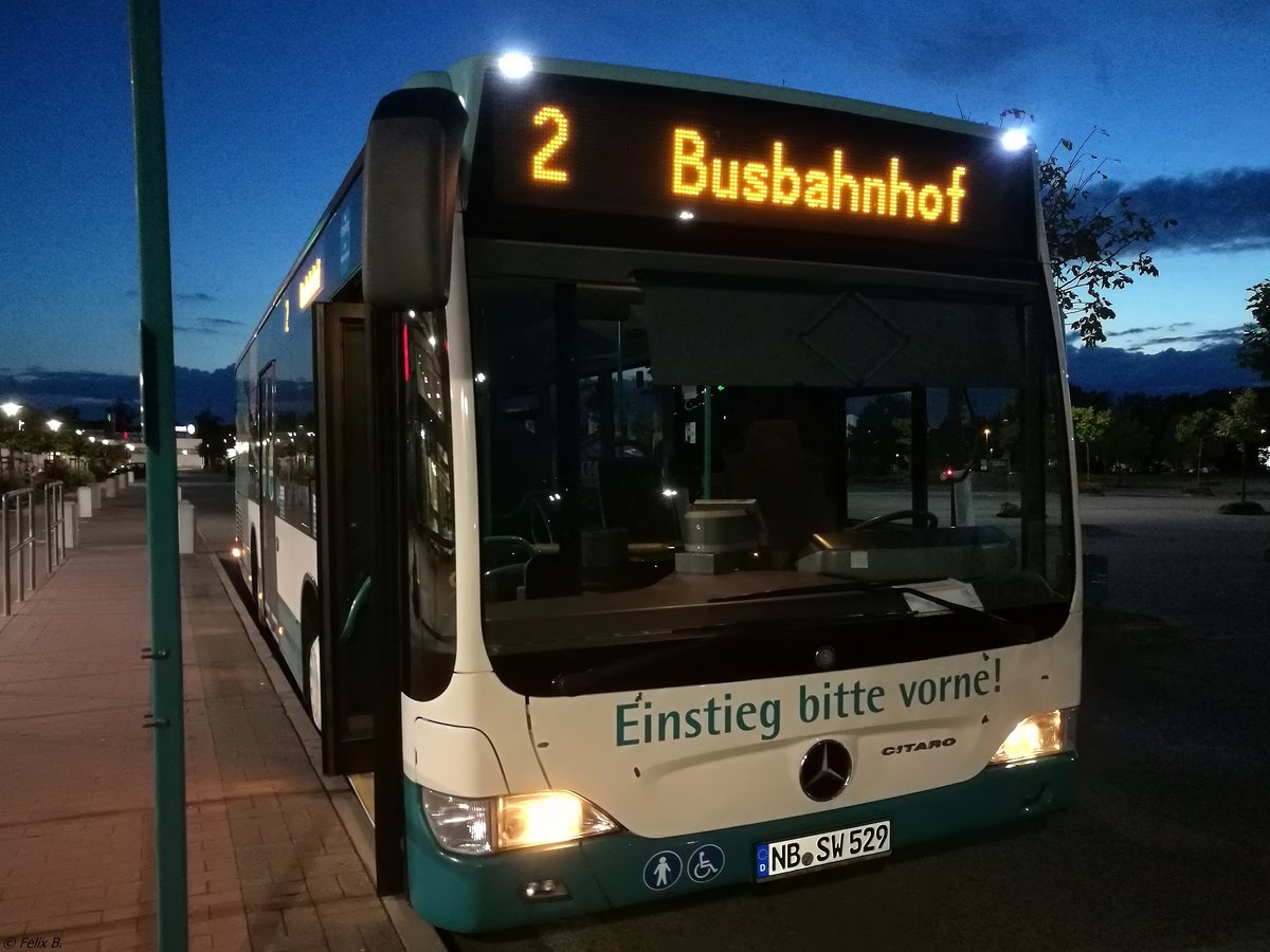 Mercedes Citaro II der Neubrandenburger Verkehrsbetriebe in Neubrandenburg.