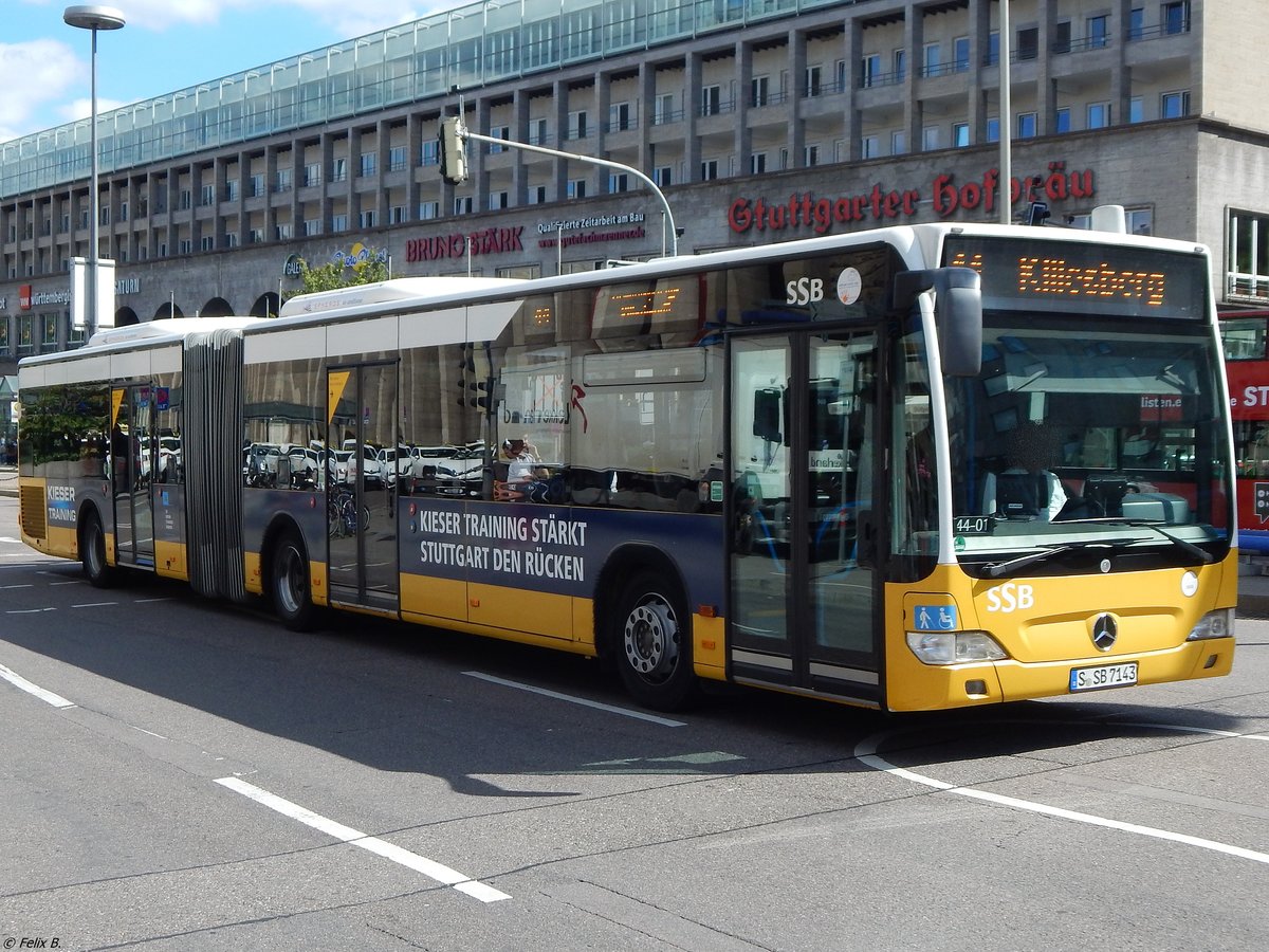 Mercedes Citaro II der SSB in Stuttgart.