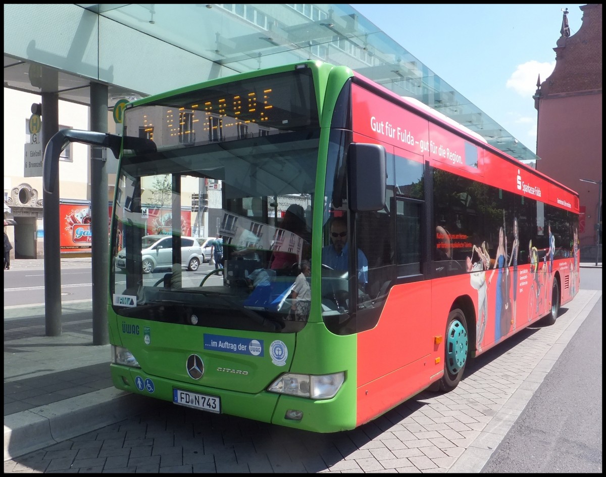 Mercedes Citaro II der �WAG in Fulda. 