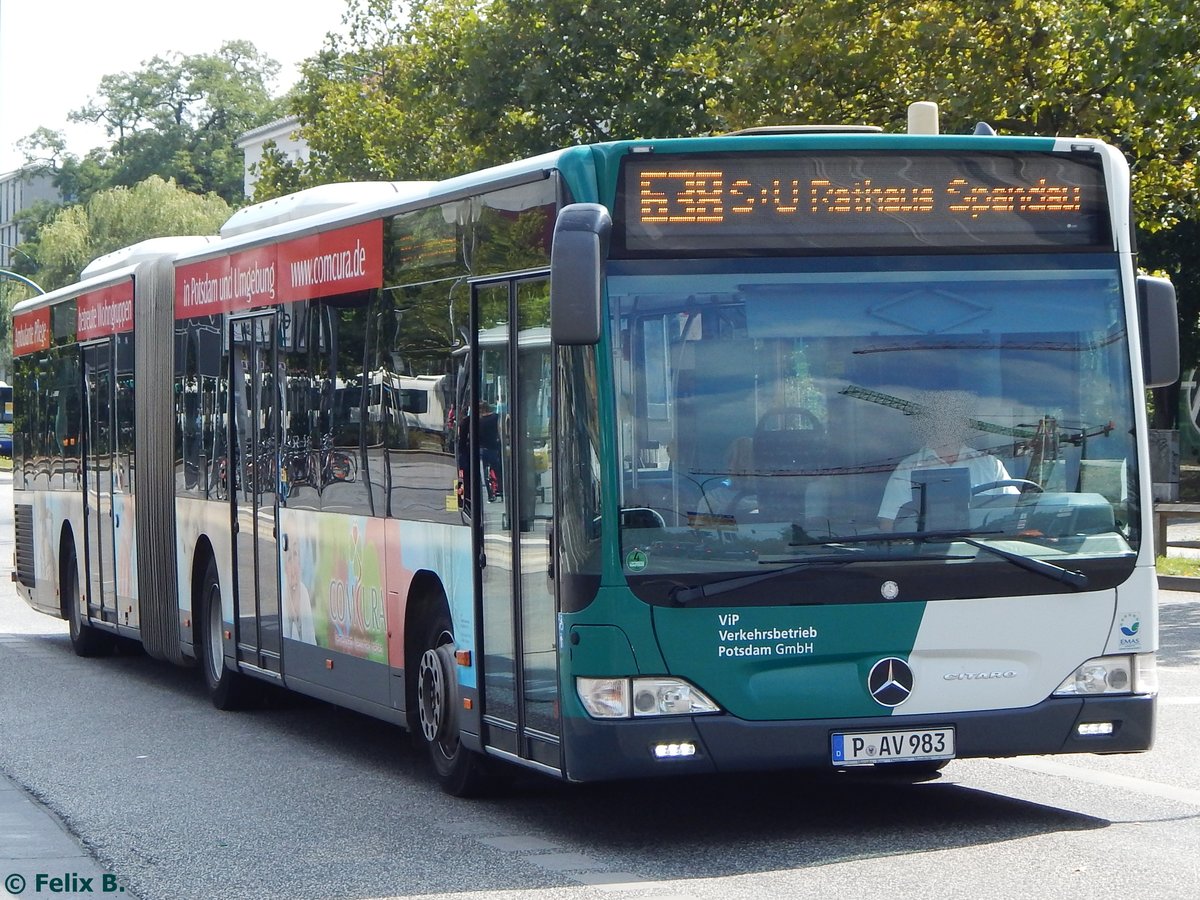 Mercedes Citaro II vom Verkehrsbetrieb Potsdam in Potsdam.