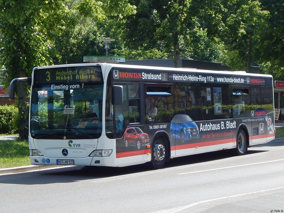 Mercedes Citaro II der VVR in Stralsund.