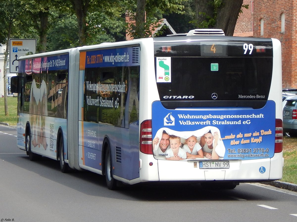 Mercedes Citaro II der VVR in Stralsund.